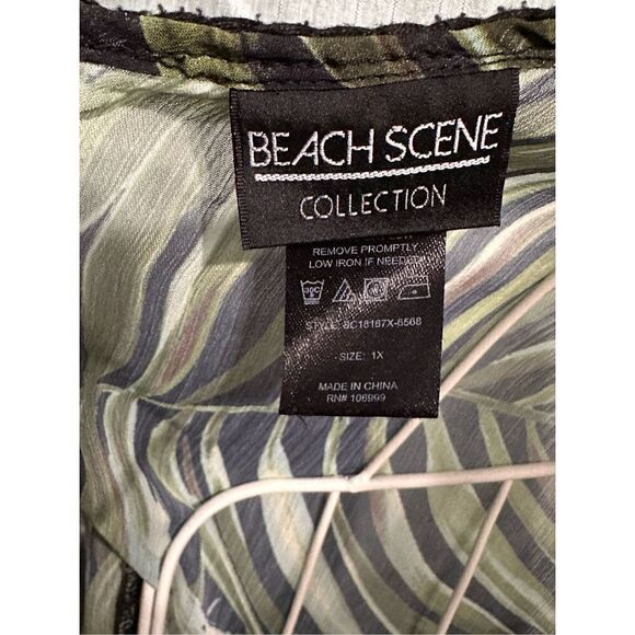 Beautiful Women's Beach Scene Jasmine Shoulder Slit Cover-Up size 1X
by Beach Sc - Picture 3 of 4